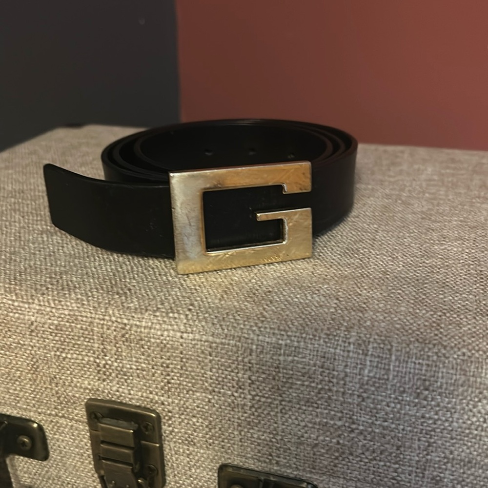 Black Gucci Belt